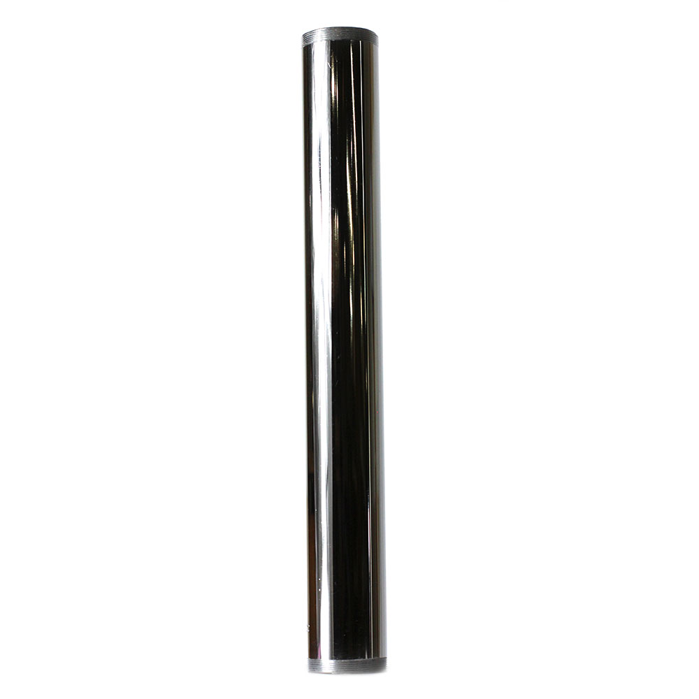 633-T 1-1/2" X 12" Chrome Plated Brass Tubular Extension Tube Threaded Both Ends - 22 Gauge