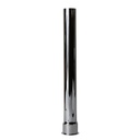 637-T 1-1/2" x 1-1/4" X 12" Chrome Plated Brass Tubular Flanged Tailpiece - 22 Gauge
