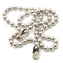 672-T 15" Beaded Chain with Coupling 