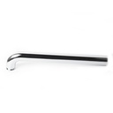 679-T 1-1/2" x 15" Chrome Plated Brass Tubular Flanged Waste Bend - 22 Gauge
