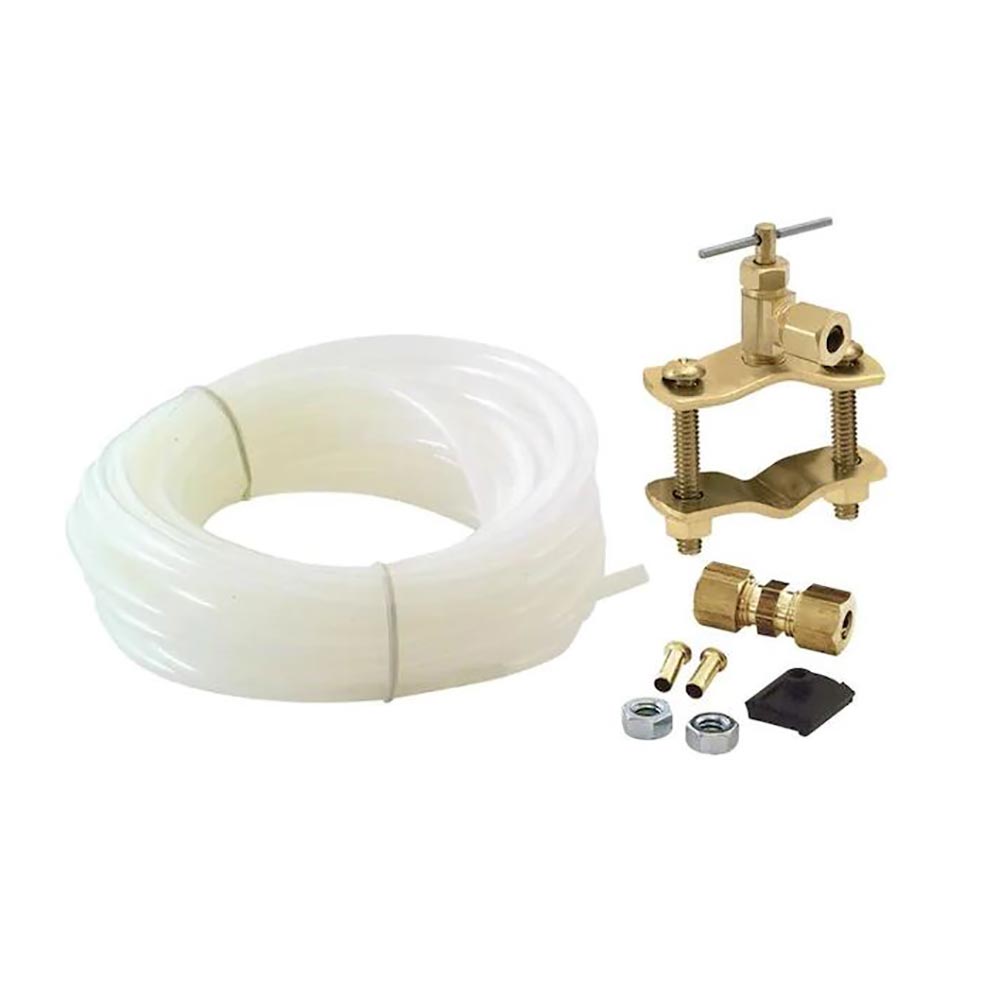 720-T 15ft 1/4" Comp. Inlet/Outlet Poly Tubing Ice Maker Installation Kit