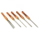 5pc. HSS Turning Tool Set