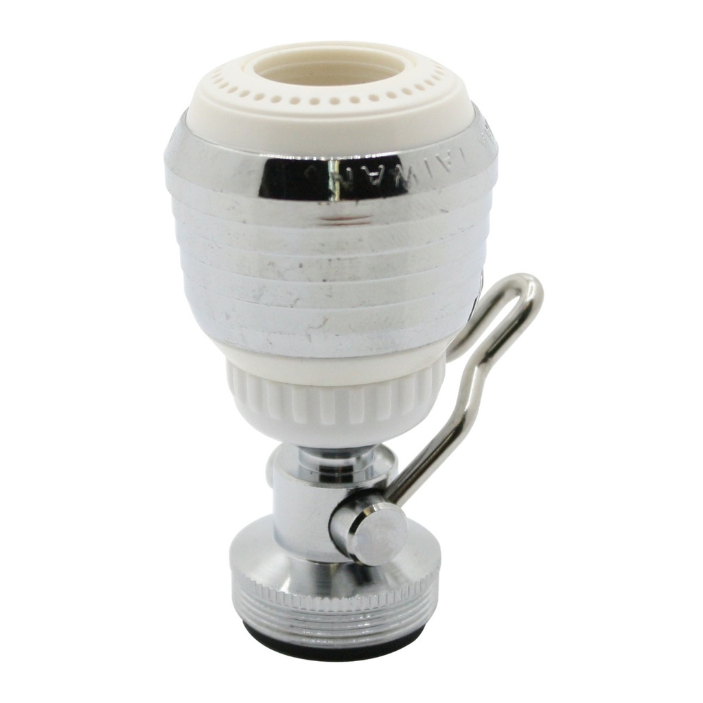 873-T Dual-Thread Double Swivel Spray Aerator with Shut Off Lever