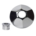 930-T 3/4" Shallow Lincoln Flange Includes Split Escutheon Nut