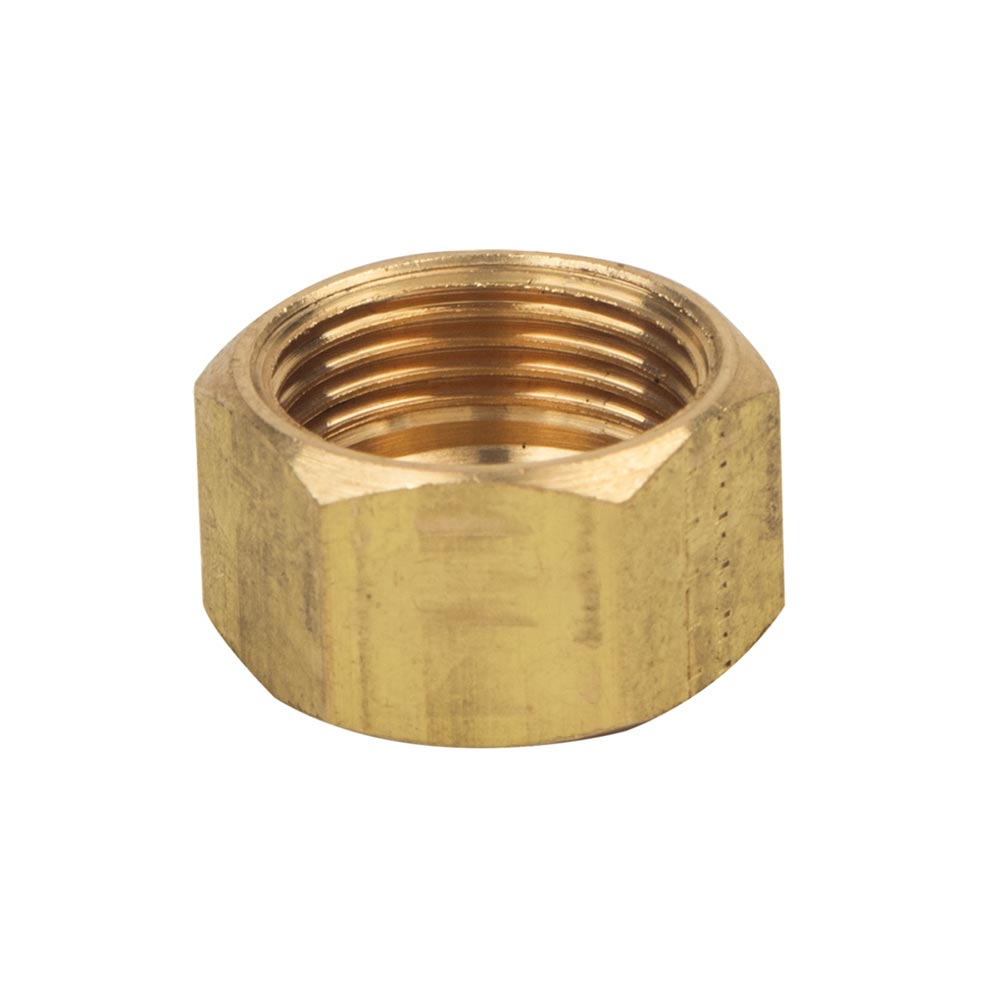 1047-T 61CX 3/8" Comp Lead-Free Brass Cap 2/Pack