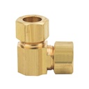 1072-T 65-C 1/2" Comp Lead-Free Brass 90 Elbow