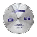 10" Dia, TCT 80 Teeth, 5/8" Arbor, Kerf 0.11", Plate Thickness 0.078", Teeth Thickness 0.078" 6500RPM Non-Ferrous Metal Cutting Saw Blade