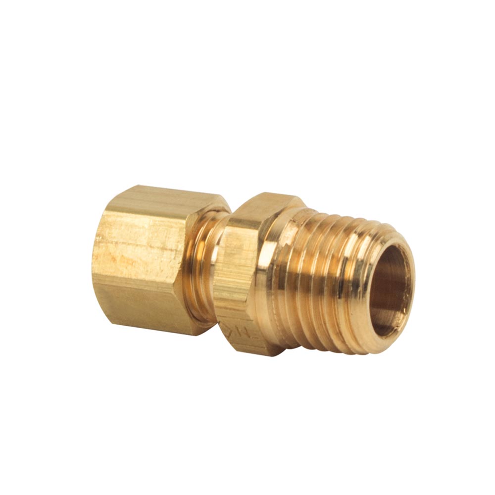 1088-T 68-C 1/4" Comp x 1/4" MIP Lead-Free Brass Adapter