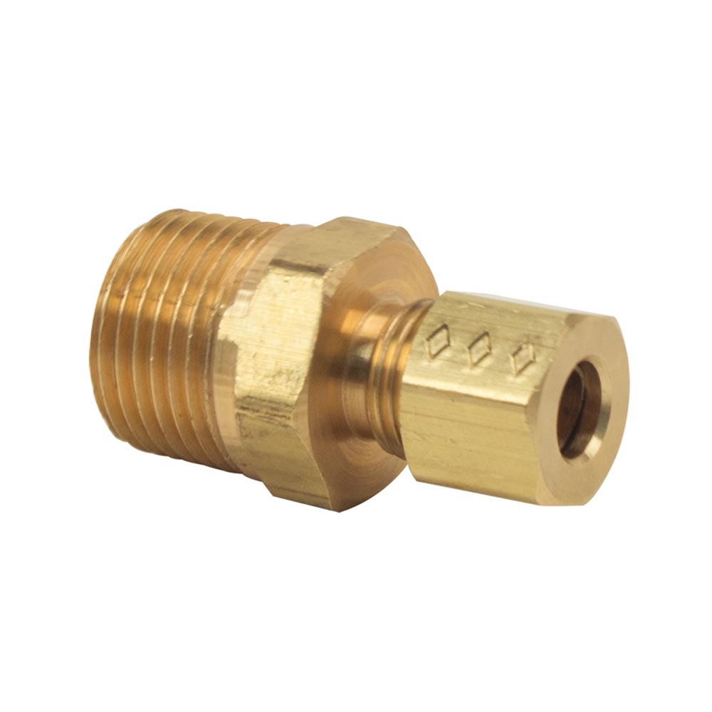 1089-T 68-C 1/4" Comp x 3/8" MIP Lead-Free Brass Adapter