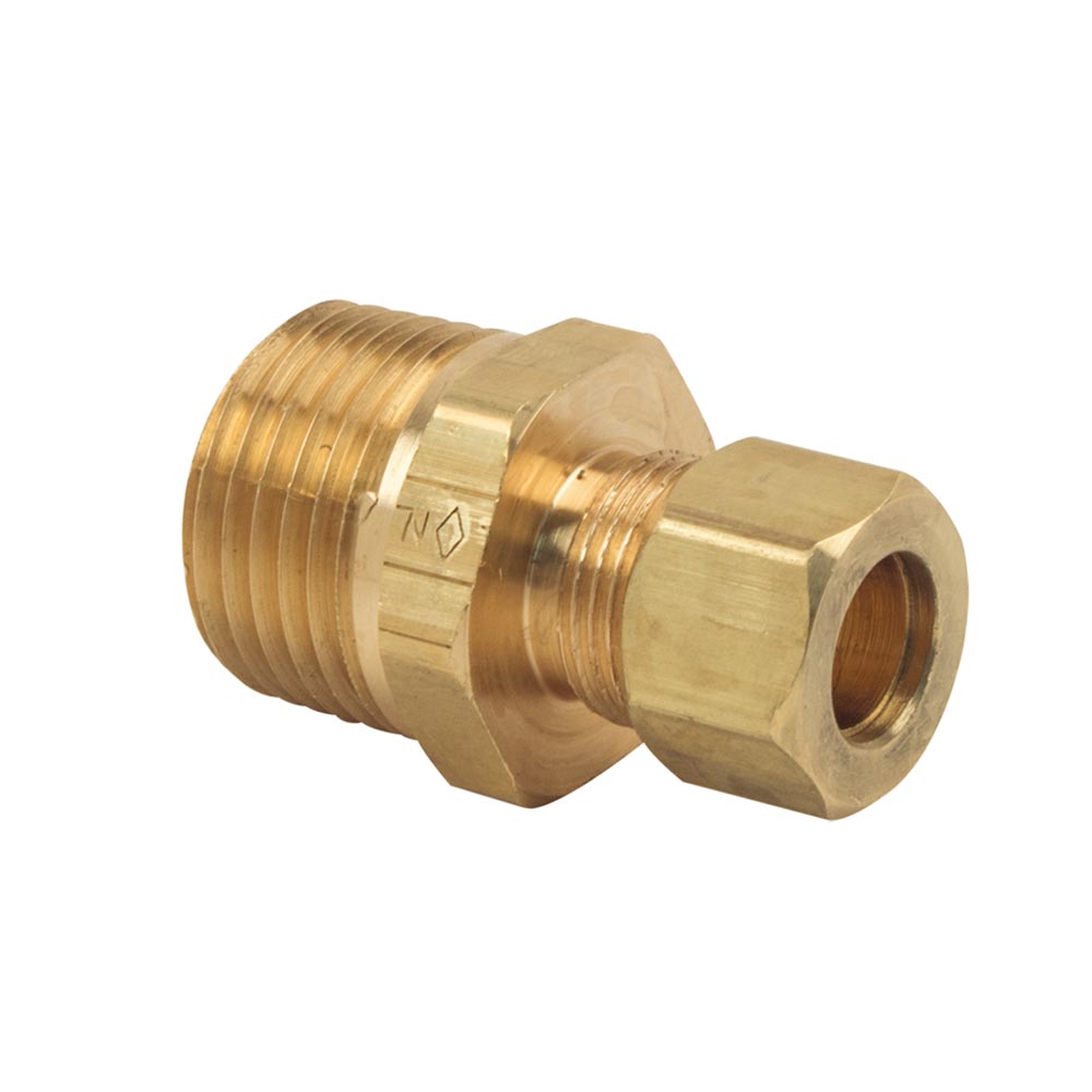1092-T 68-C 3/8" Comp  x 1/2" MIP Lead-Free Brass Adapter