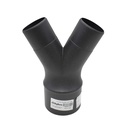 4" x 2-1/2" Two-Way Tube Coupler