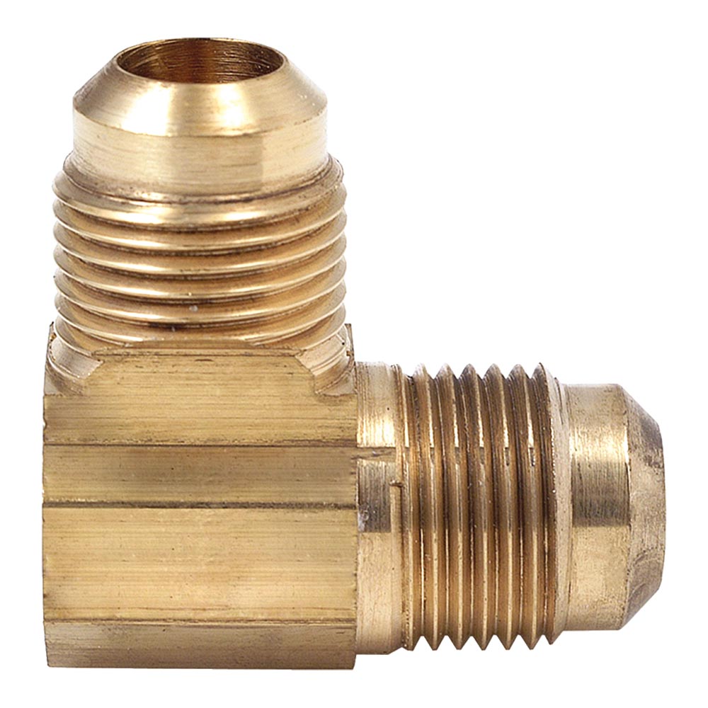 1157-T  #49 1/2" Flare x 1/2" MIP Brass 0 Degree Elbow