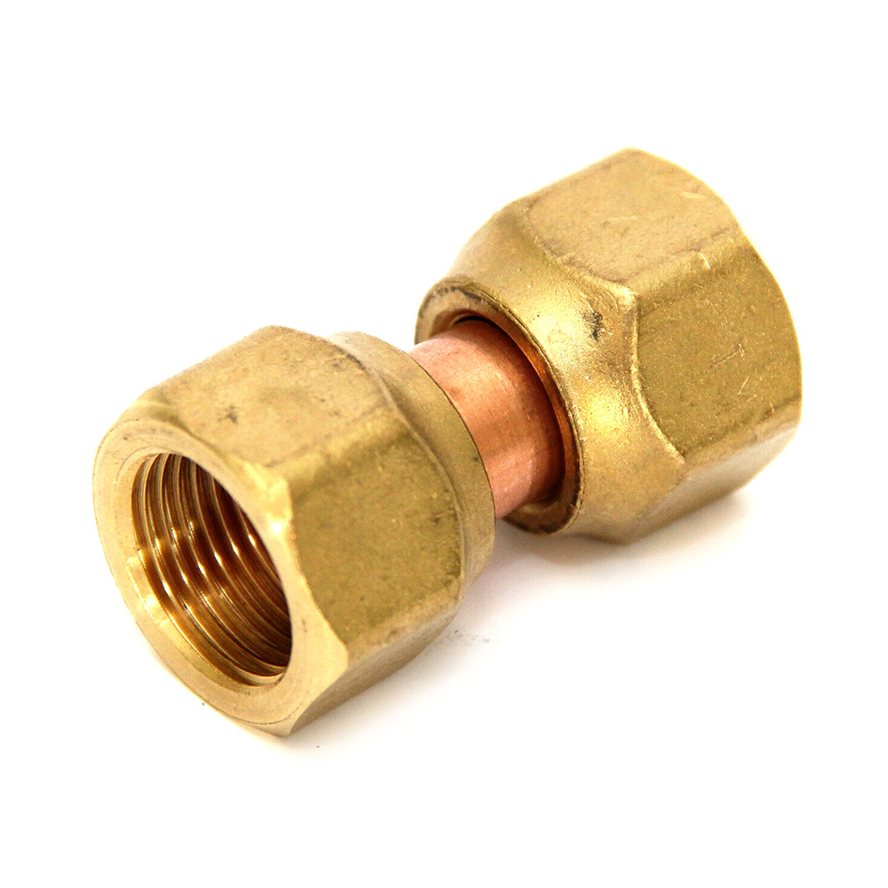 1168-T 70SV 3/8" Female Flare x 3/8" Female Flare Swivel Union