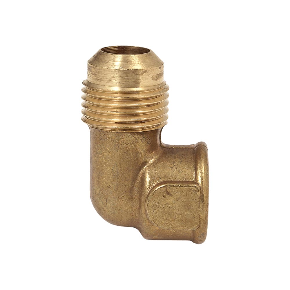 1172-T 50 1/4" Flare x 1/4" FIP Brass 90 Degree Elbow