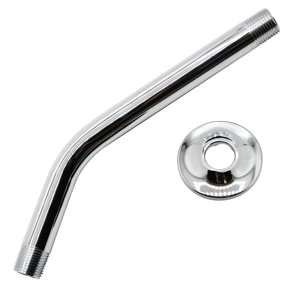 1212-T 10" Shower Arm with Flange - Chrome
