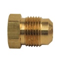 1223-T 39-F 1/2" Brass Flare Plug 2/Pack