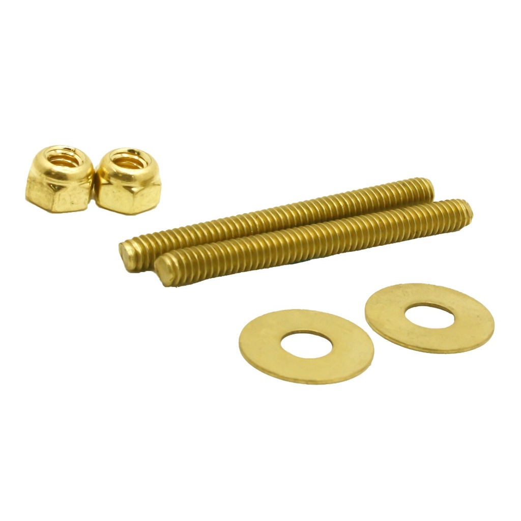 1244-T 1/4" x 2-1/2" Portland Style Headless Toilet Bolt Set