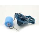 1279-T Universal Toilet Repair Flapper with Float - Blue