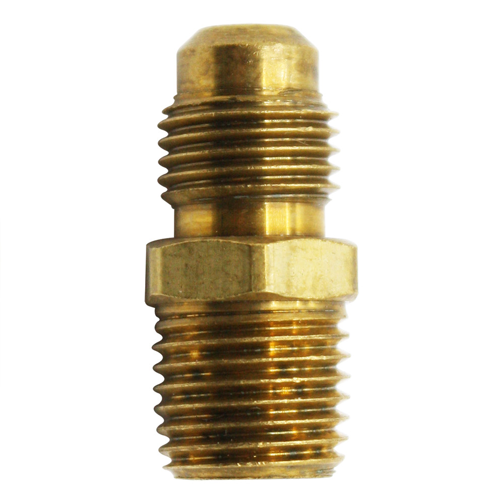 1316-T 48-F 5/16" x 1/4" Brass Flare MIP Adapter
