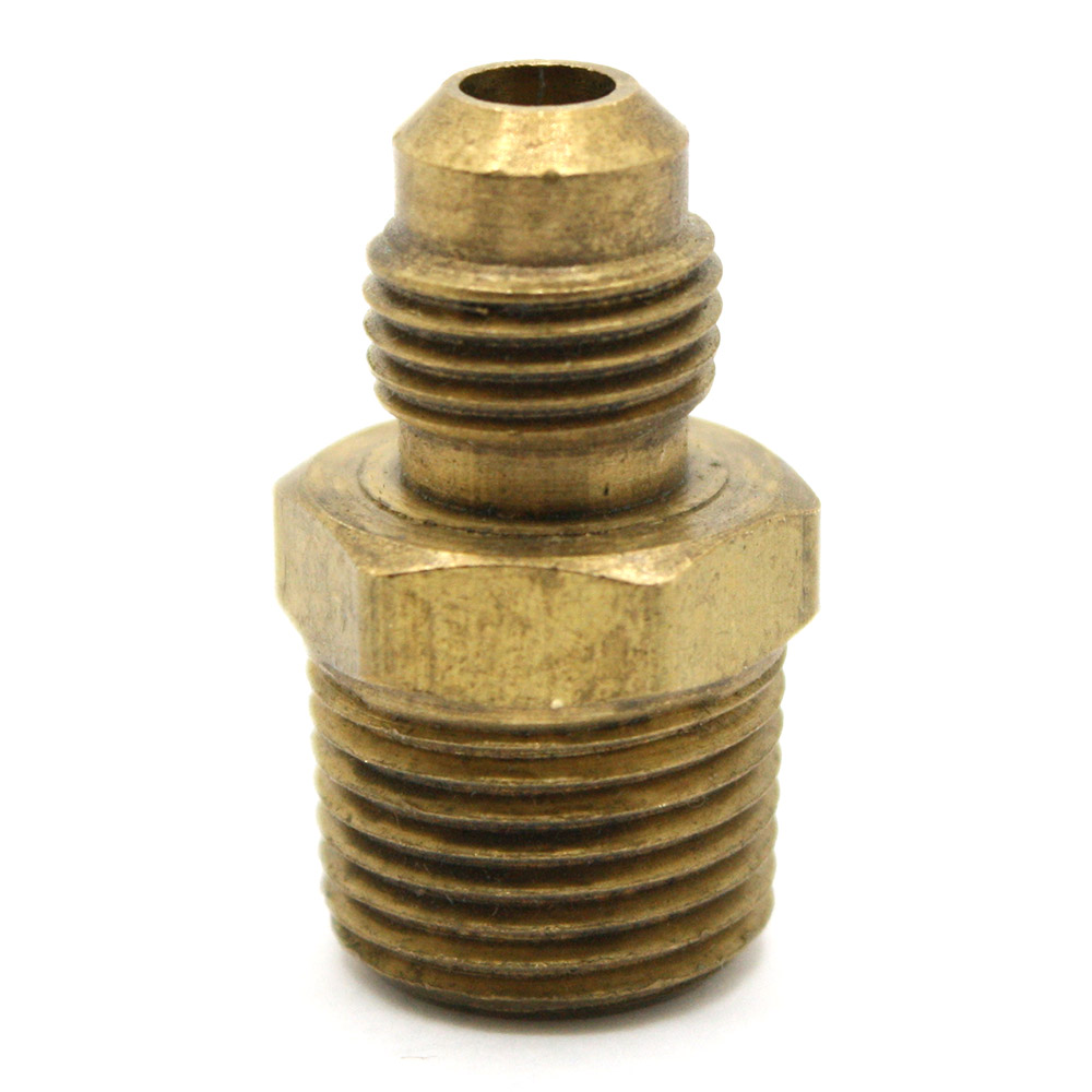 1317-T 48-F 5/16" x 3/8" Brass Flare MIP Adapter
