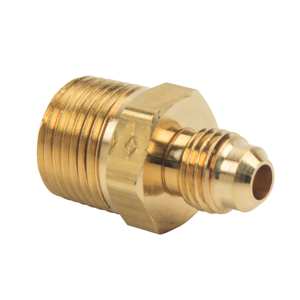1318-T 48-F 5/16" x 1/2" Brass Flare MIP Adapter
