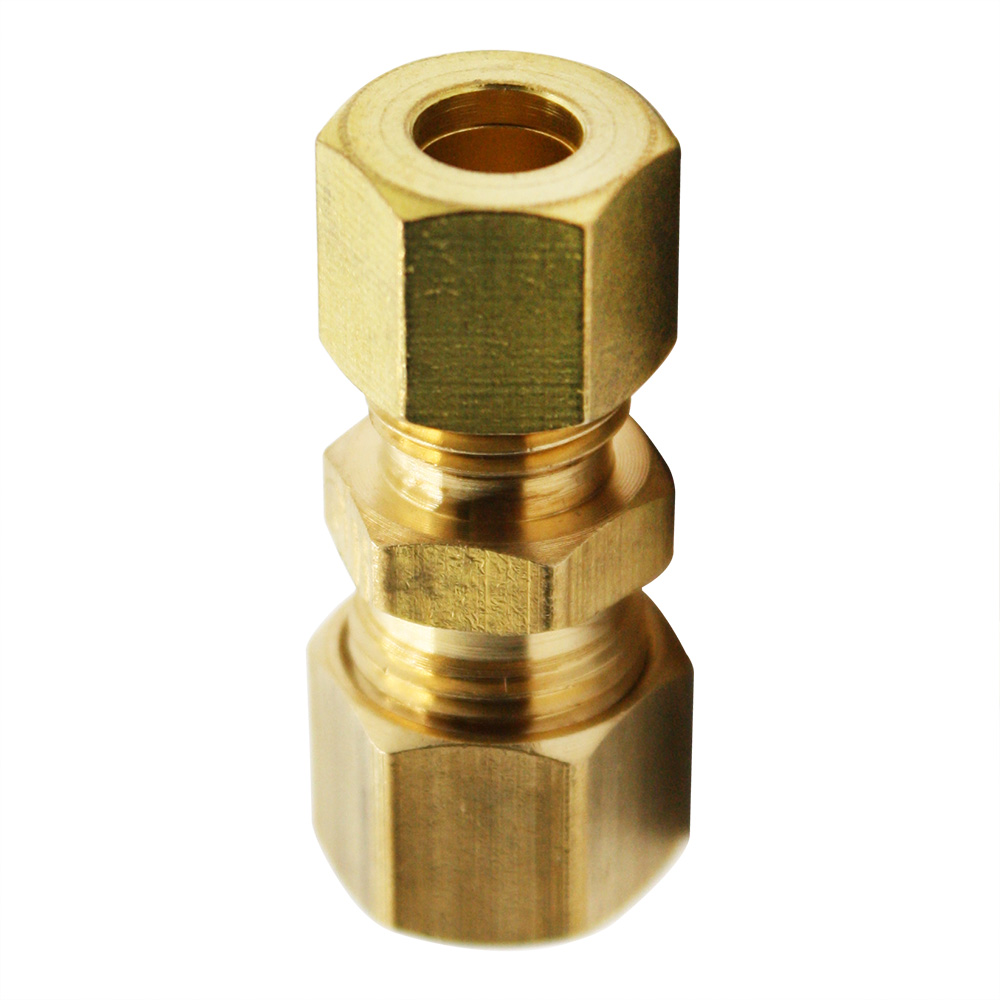 1348-T 62R 5/16" x 1/4" Lead-Free Brass Compression Coupling