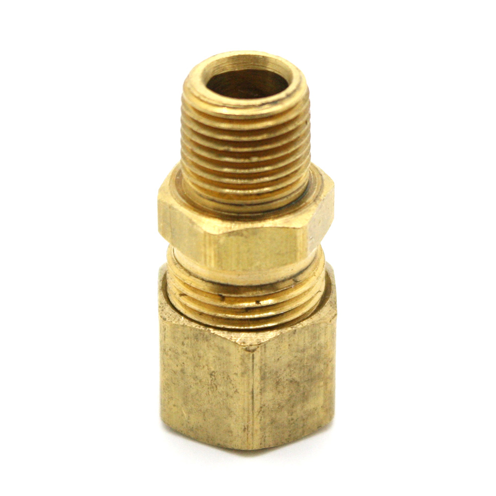 1359-T 68 5/16" x 1/8" Lead-Free Brass Compression x MIP Adapter