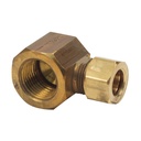 1392-T 70-C 3/8" x 3/8" Lead-Free Brass Compression FIP 90 Elbow