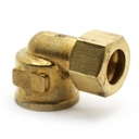 1396-T 70-C 1/2" x 1/2" Lead-Free Brass Compression FIP 90 Elbow