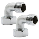 1404-T Bathcock Coupling Elbow Set