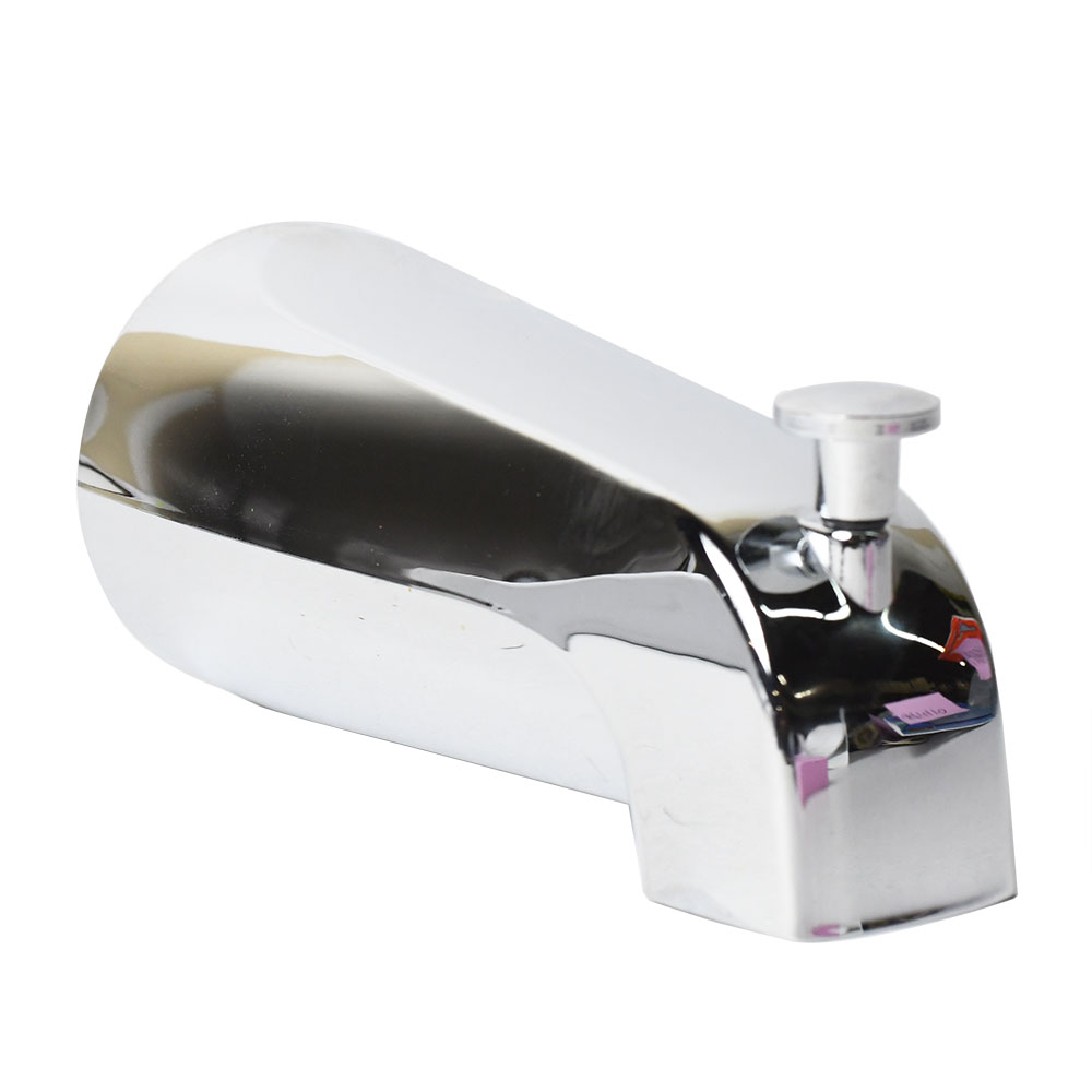 1408-T Fit-All Front Diverter Bathtub Spout - Chrome