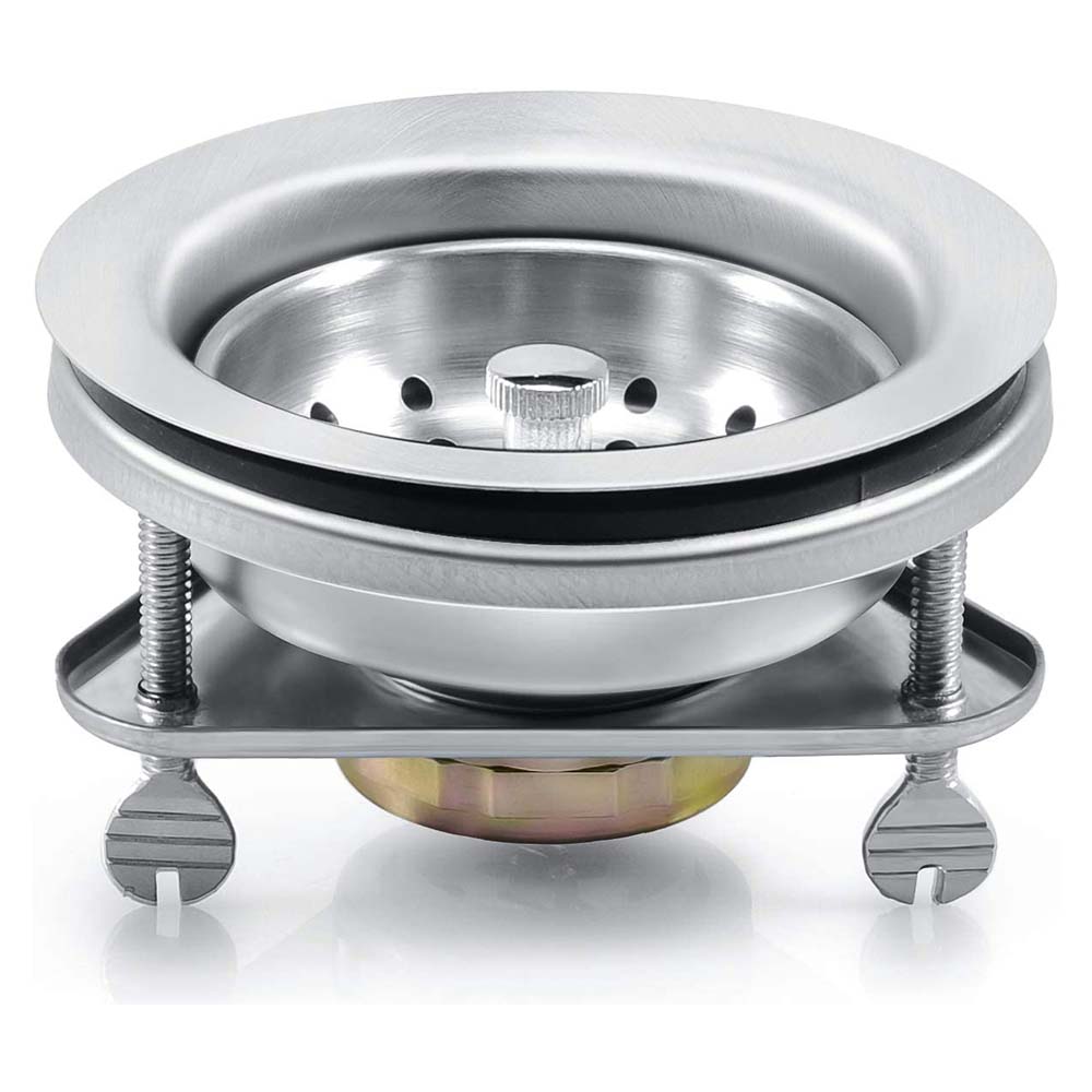 1411-T 3-1/2" Kitchen Sink Drain Assembly with Triangular Base
