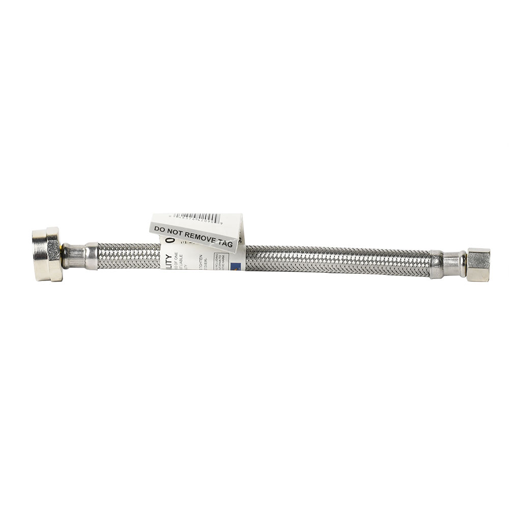 1441-T 3/8" Comp x 7/8" Ballcock x 16" Long Stainless Steel Toilet Riser