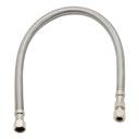 1484-T 3/8 Comp X 3/8 UNION X 20" Long Stainless Steel Faucet Riser