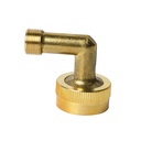 1485-T 3/4" Female GHT X 3/8" OD Comp. Garden Hose Dishwasher Elbow