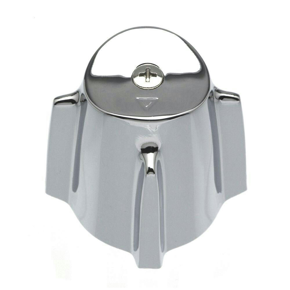 1497-T Price Pfister Large Contempra Tub Shower Faucet Handle - Chrome Metal - DIVERTER - 88387