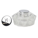1510-T Price Pfister Mobile Home Tub Shower Faucet Handle - Clear Acrylic with Hot/Cold Buttons

