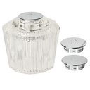 1514-T Price Pfister Large Contessa Tub Shower Faucet Handle - Clear Acrylic with Hot/Cold/Diverter Buttons
