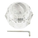 1525-T Delta Tub and Shower Faucet Conversion Handle - Clear Acrylic
