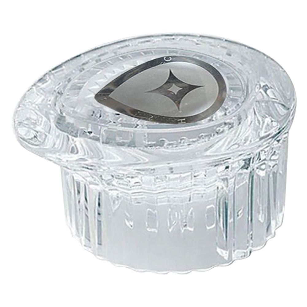 1565-T Moen Posi-Temp Lavatory Faucet Tear-Drop Knob Handle (Clear Acrylic) - 96791