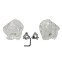 1578-T Fit-All Universal Clear Acrylic Tub / Shower Faucet Handle - Hot / Cold (80852)