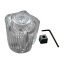 1579-T Fit-All Universal Clear Acrylic Tub / Shower Faucet Handle - Diverter (80907)