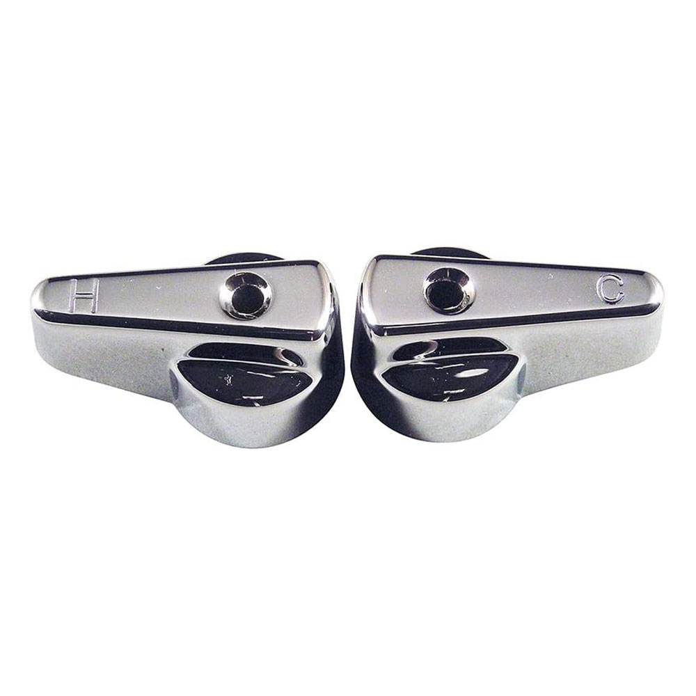 1580-T Fit-All Universal Canopy Lavatory Faucet Handle Hot / Cold - Chrome - 80837
