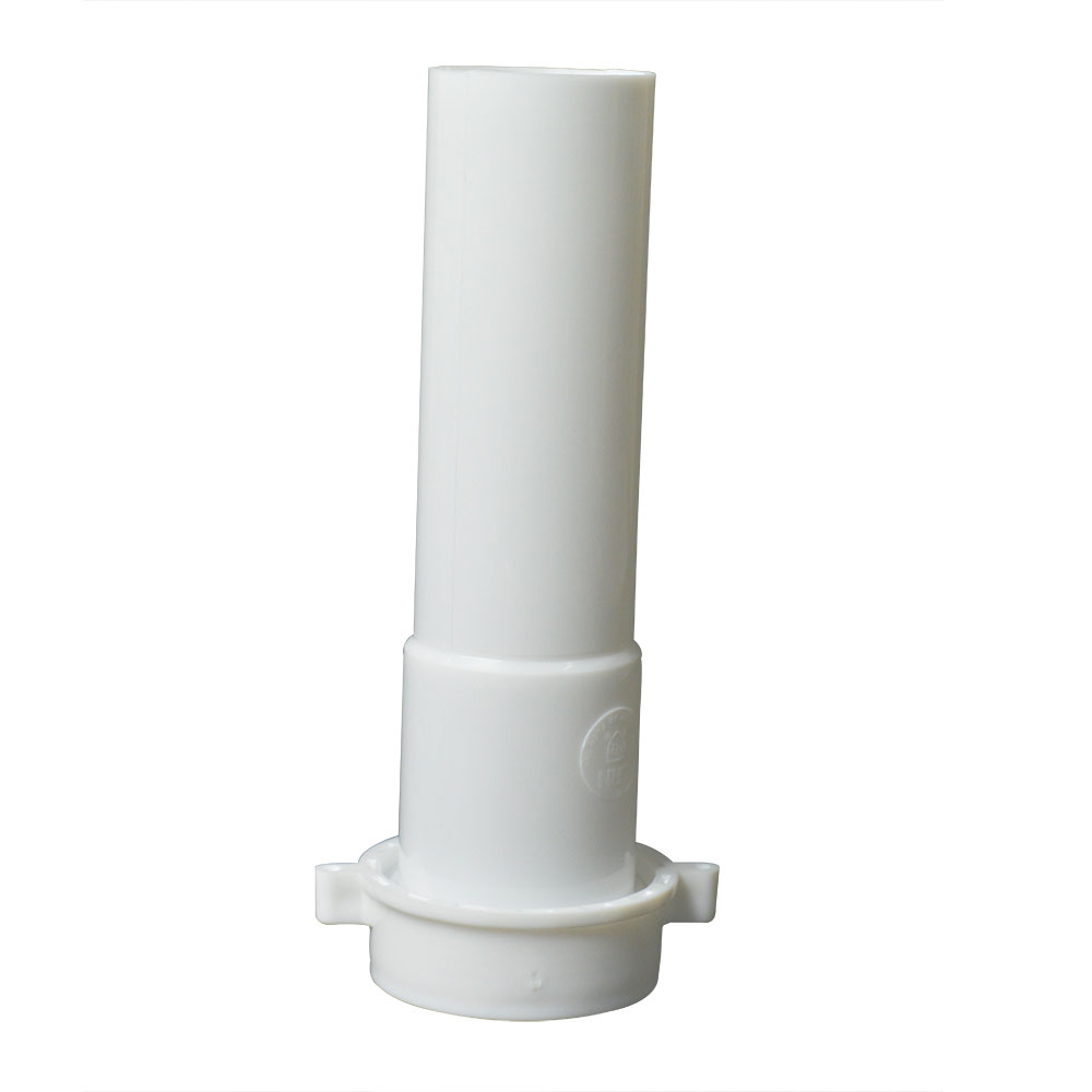 1647-T 1-1/2" X 8" PVC Slip Joint Extension Tube with 1-1/2" Slip Joint Washer