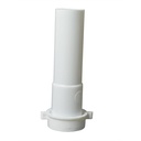 1647-T 1-1/2" X 8" PVC Slip Joint Extension Tube with 1-1/2" Slip Joint Washer
