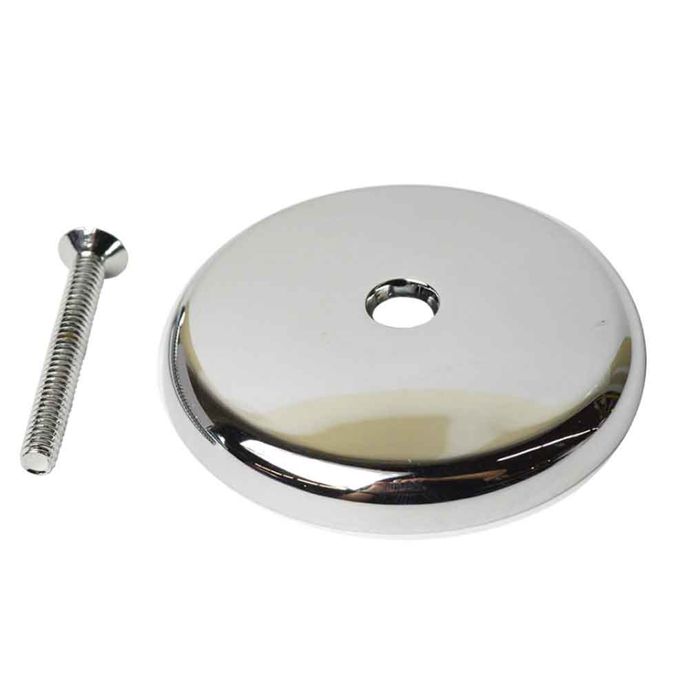 1695-T Single Hole Overflow Faceplate for Bathtub Drain - Chrome