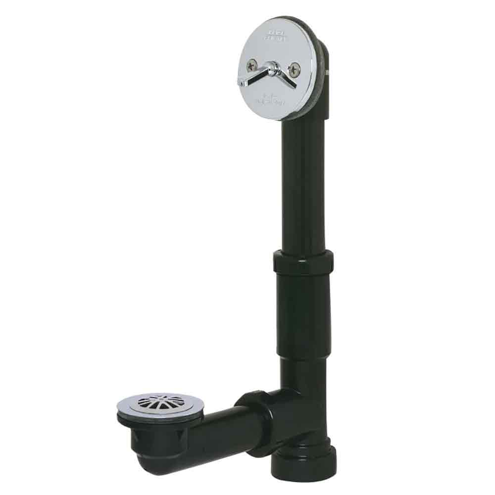 1703-T  1-1/2" ABS Bath Waste Overflow  w/ Trip Lever Drain (Chrome)