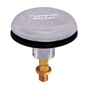 1706-T Durable ABS Snap and Press Stopper with Rubber Seal, 5/16" Thread - Chrome