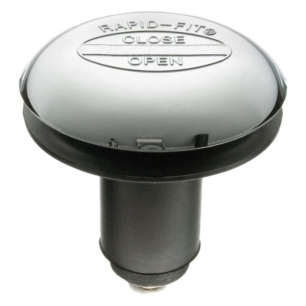 1707-T 5/16" Bathroom Drain Stopper for Rapid Fit - Chrome - 88195