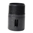 1710-T 1-1/2" NPT Black ABS In-Line Air Admittance Vent